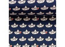 Baumwolle - Love Boat Cherry Picking hellblau